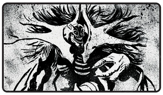 Ultra Pro (UP) - March of the Machine Vorinclex Black Stitched Standard Gaming Playmat / Spielmatte für Magic: The Gathering