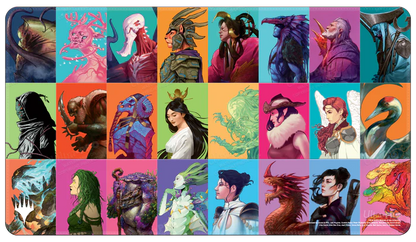 Ultra Pro (UP) - Commander Masters Pop Collage White Stitched Standard Gaming Playmat / Spielmatte für Magic: The Gathering