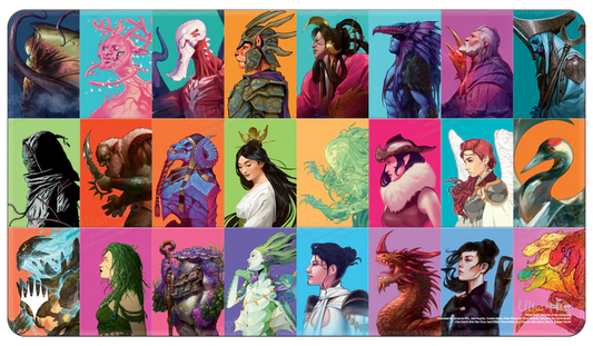 Ultra Pro (UP) - Commander Masters Pop Collage White Stitched Standard Gaming Playmat / Spielmatte für Magic: The Gathering