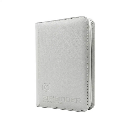 Baba Sleeves - 4-Pocket Zip-Binder Klein Weiß für 160 Karten