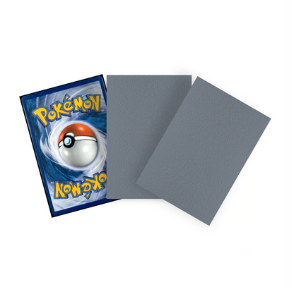 Baba Sleeves - Matte Dual Grau / Iron Grey Hüllen Standard Size (100 Sleeves)