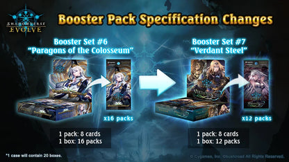 Shadowverse: Evolve - Verdant Steel [BP07] - Booster Display (16 Booster Packs) - EN