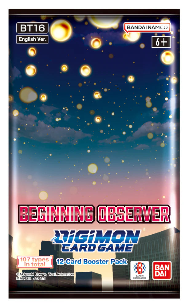 Digimon Card Game (DCG) - Beginning Observer [BT16] - Booster Display (24 Booster Packs) - EN