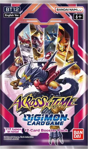 Digimon Card Game (DCG) - Across Time [BT12] - Booster Display (24 Booster Packs) - EN