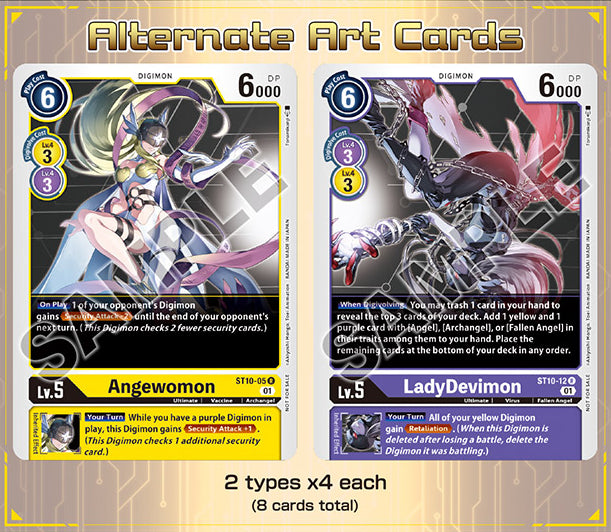 Digimon Card Game (DCG) - Angewomon ＆ LadyDevimon [PB14] - Tamer Goods Set - EN