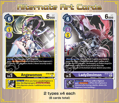 Digimon Card Game (DCG) - Angewomon ＆ LadyDevimon [PB14] - Tamer Goods Set - EN