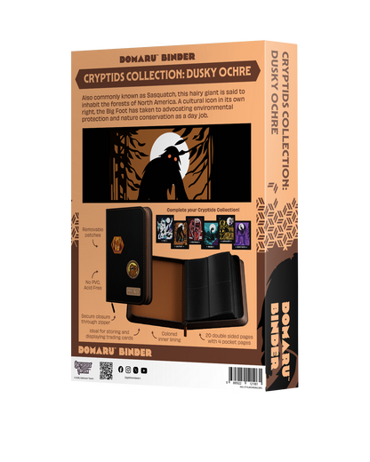 Gatherers' Tavern - DOMARU 4-Pocket BINDER: Cryptids Collection: Dusky Ochre