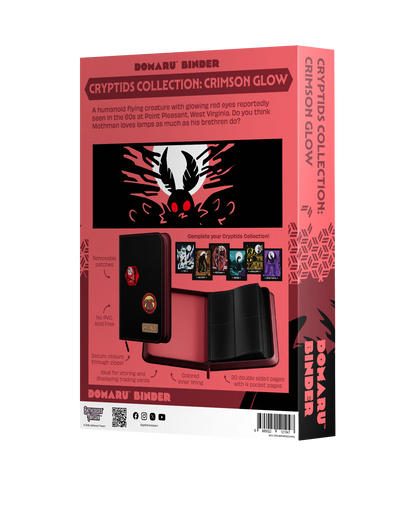 Gatherers' Tavern - DOMARU 4-Pocket BINDER: Cryptids Collection: Crimson Glow