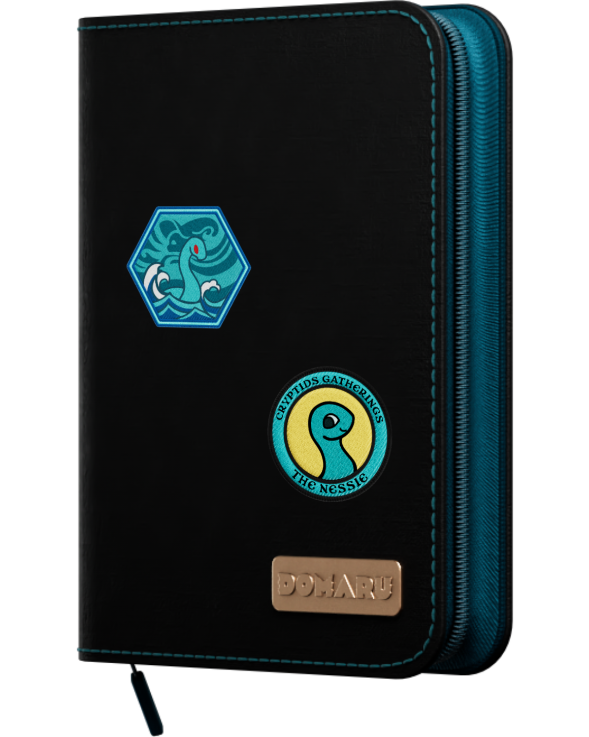 Gatherers' Tavern - DOMARU 4-Pocket BINDER: Cryptids Collection: Turquoise Loch