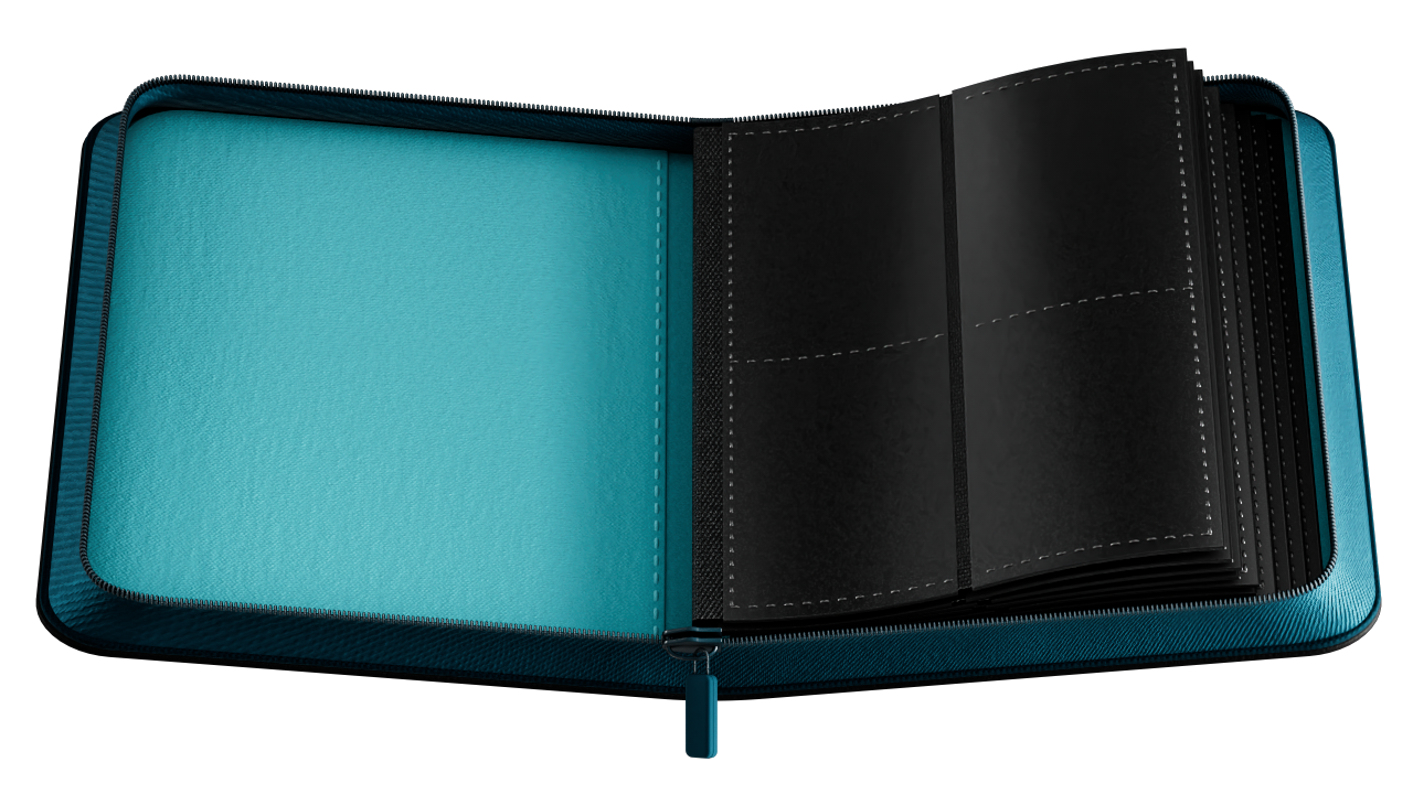 Gatherers' Tavern - DOMARU 4-Pocket BINDER: Cryptids Collection: Turquoise Loch
