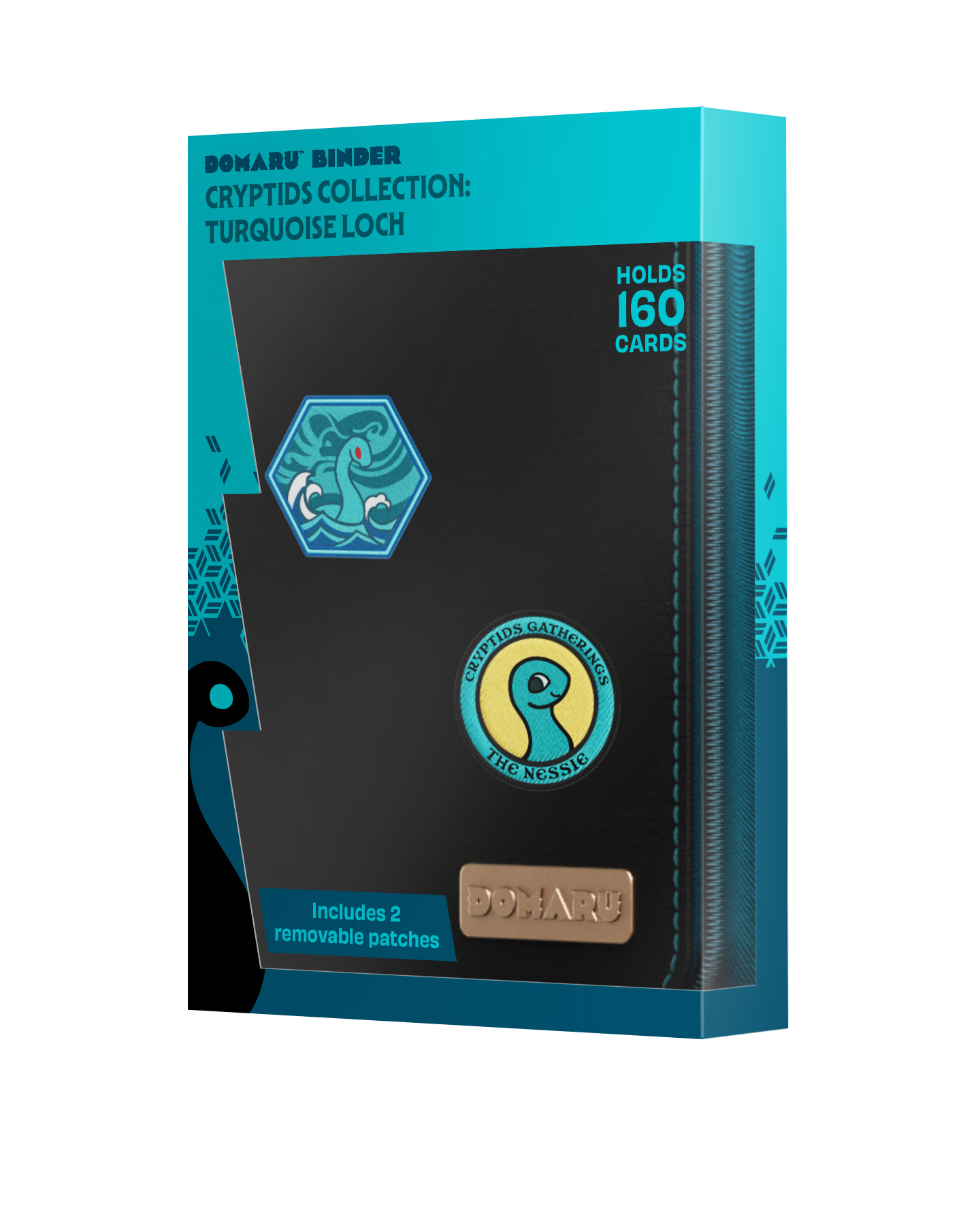 Gatherers' Tavern - DOMARU 4-Pocket BINDER: Cryptids Collection: Turquoise Loch