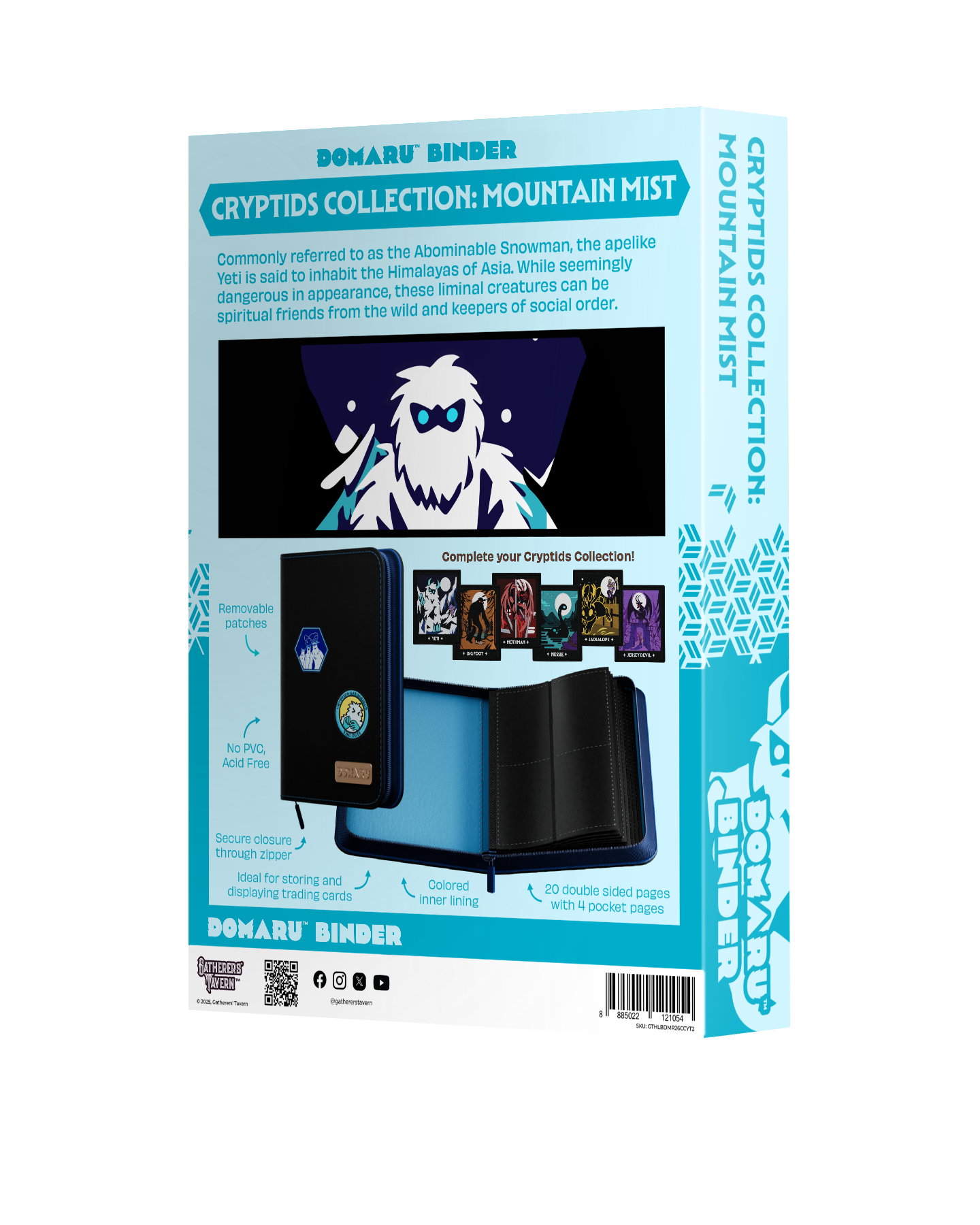 Gatherers' Tavern - DOMARU 4-Pocket BINDER: Cryptids Collection: Mountain Mist
