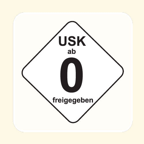 USK-Aufkleber USK: 0 weiß 100-er Pack