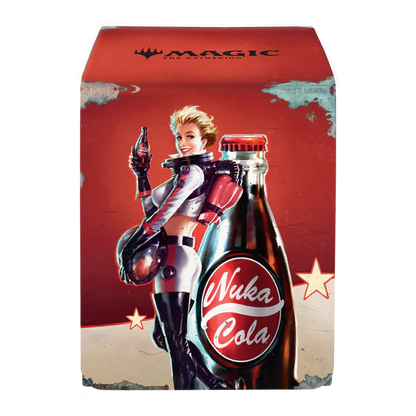 Ultra Pro (UP) - Fallout® Nuka-Cola Pinup Alcove Flip Deck Box für Magic: The Gathering
