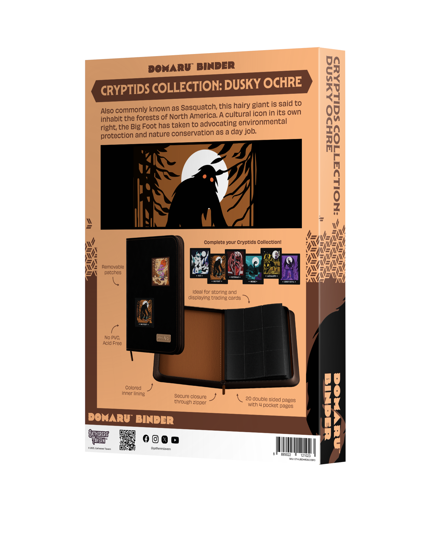 Gatherers' Tavern - DOMARU 9-Pocket BINDER: Cryptids Collection: Dusky Ochre