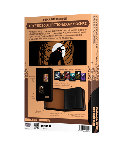 Gatherers' Tavern - DOMARU 9-Pocket BINDER: Cryptids Collection: Dusky Ochre