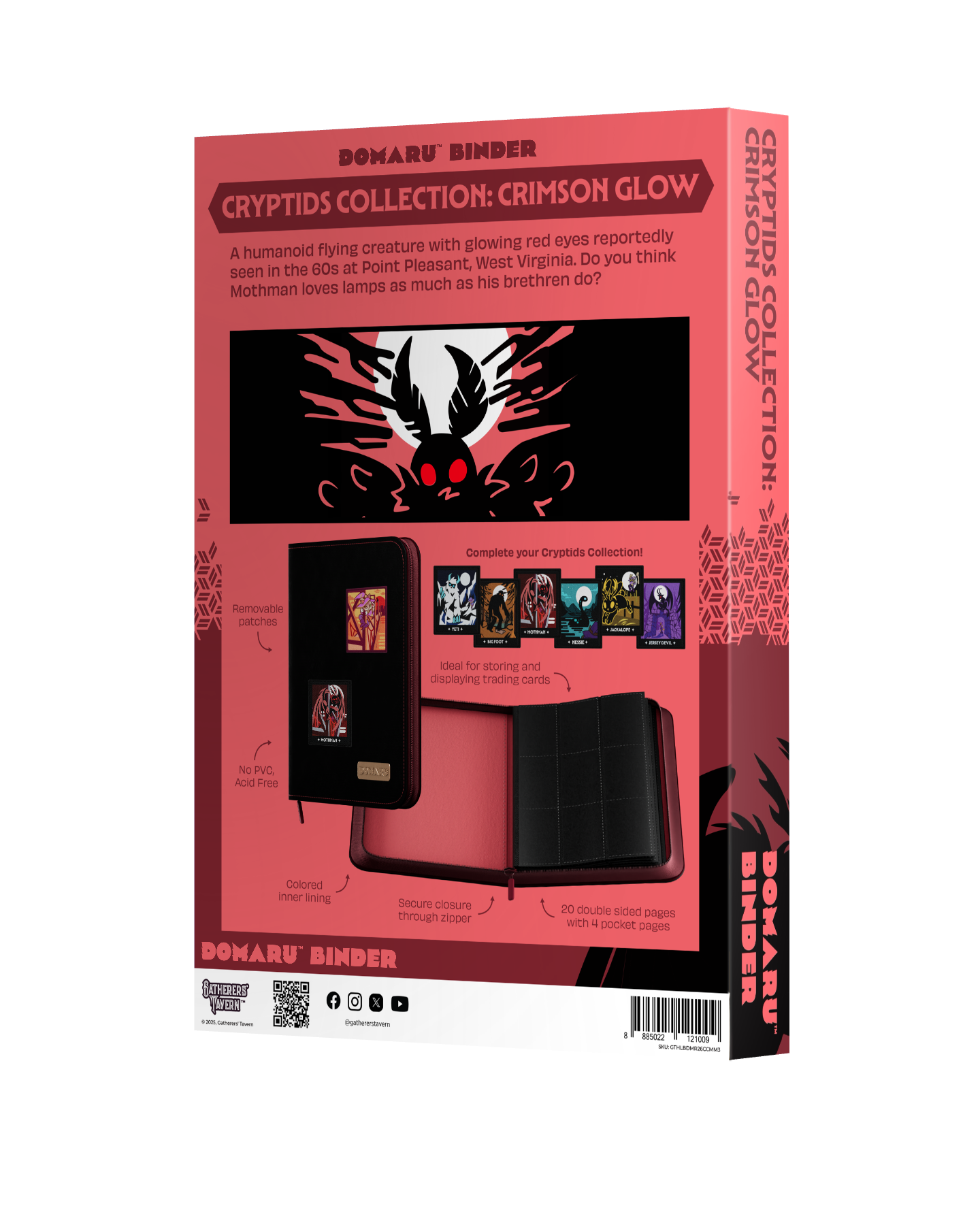 Gatherers' Tavern - DOMARU 9-Pocket BINDER: Cryptids Collection: Crimson Glow