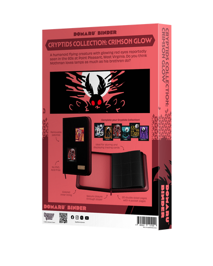 Gatherers' Tavern - DOMARU 9-Pocket BINDER: Cryptids Collection: Crimson Glow