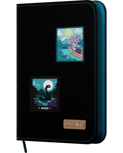 Gatherers' Tavern - DOMARU 9-Pocket BINDER: Cryptids Collection: Turquoise Loch