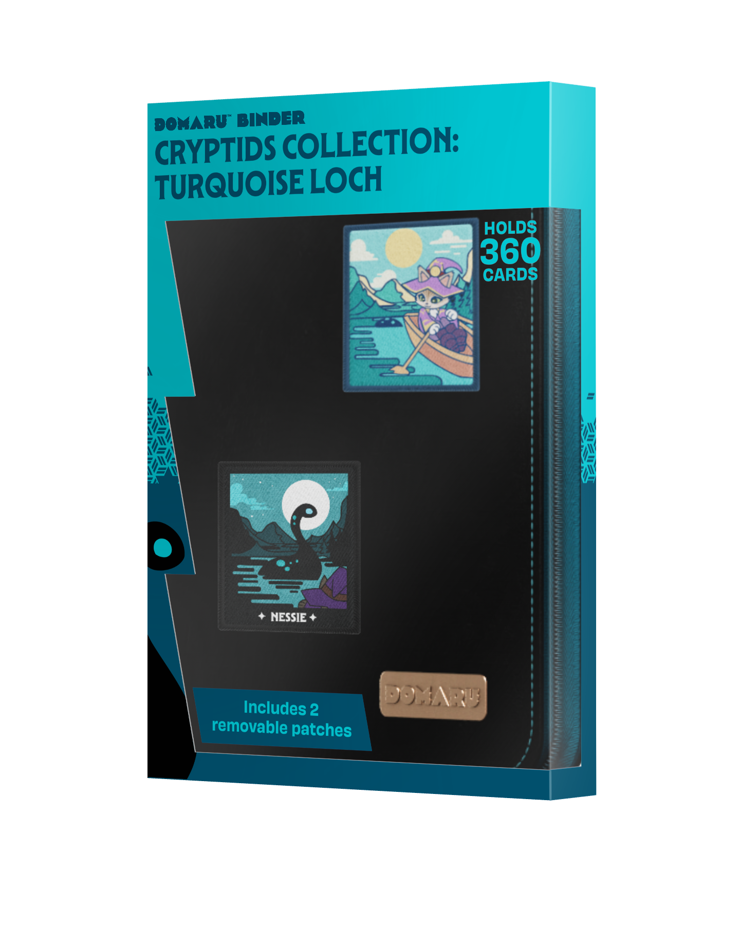 Gatherers' Tavern - DOMARU 9-Pocket BINDER: Cryptids Collection: Turquoise Loch