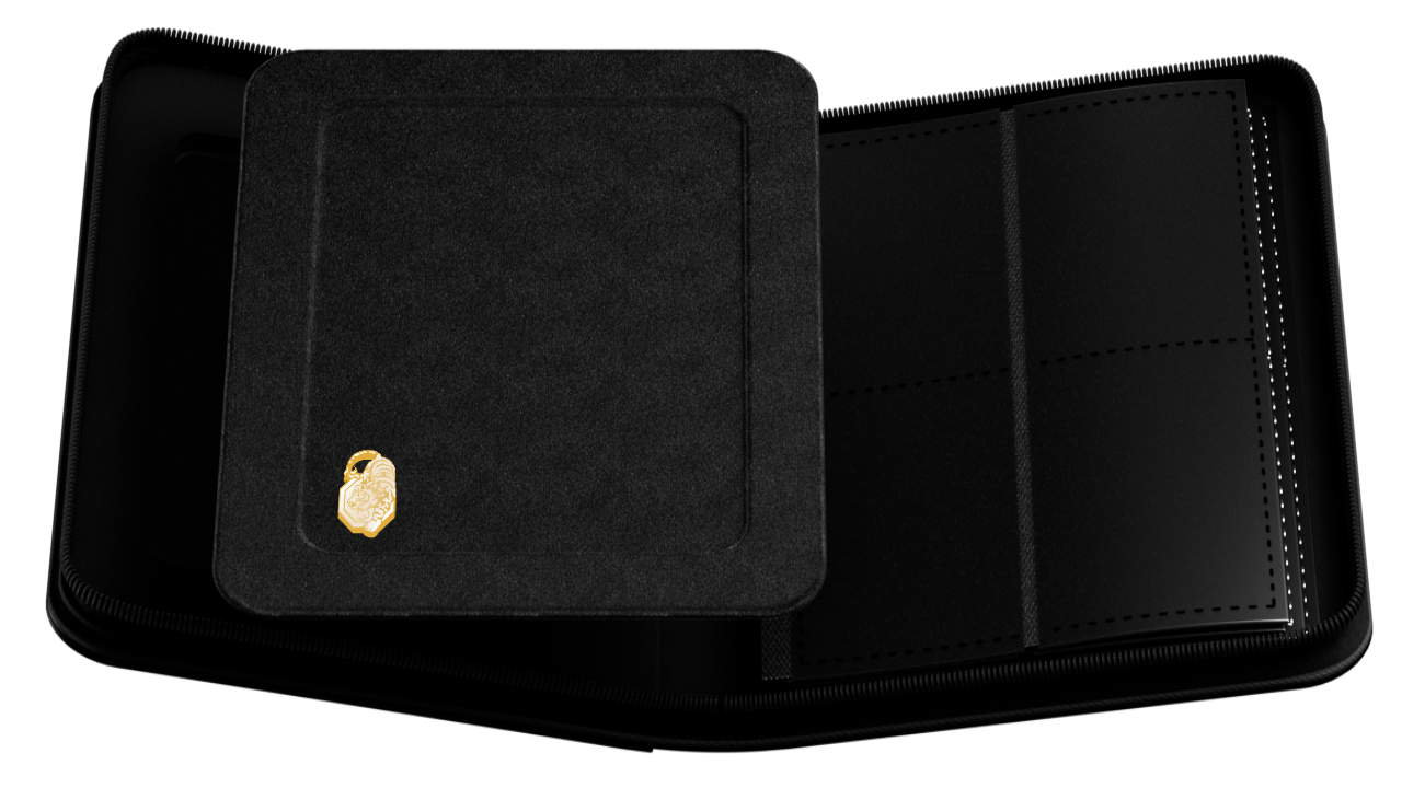 Gatherers' Tavern - DOMARU 4-Pocket DECO PIN BINDER: Sacred Beasts: White Arbiter
