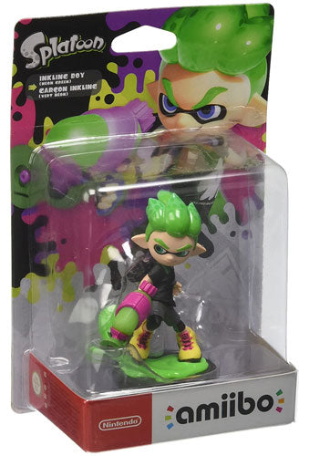Amiibo Splatoon Inkling-Junge neongrün RESTPOSTEN