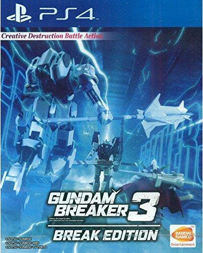 Gundam Breaker 3 PS-4 Break Ed. ASIA Ingame subtitles: English