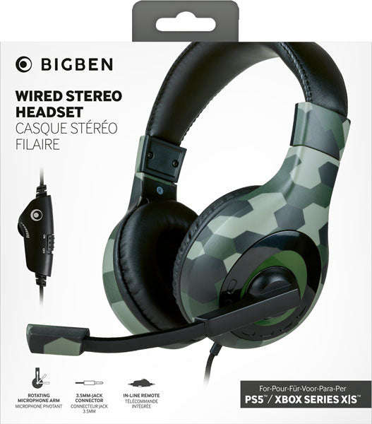 Multi Headset Stereo V1 BigBengreen/camo