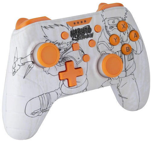 Switch Controller Naruto weiß/orangewired