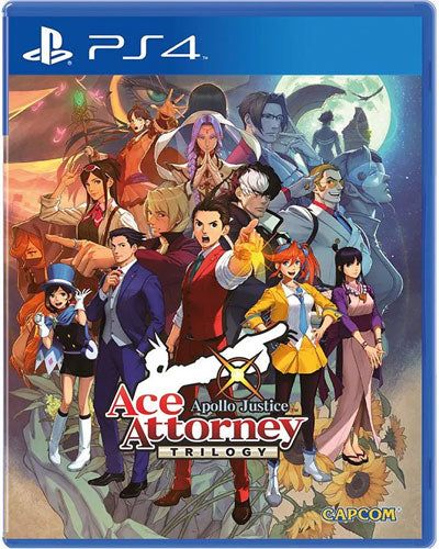 Apollo Justice Ace Attorney Trilogy PS-4 UK mult 3 Games in 1