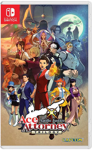 Apollo Justice Ace Attorney Trilogy SWITCH UK multi 3 Games in 1
