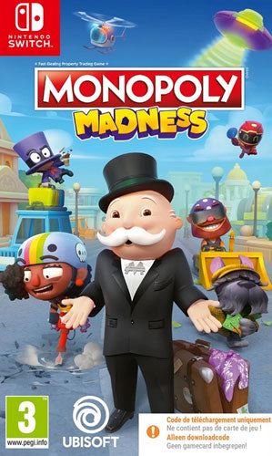 Monopoly Madness SWITCH CiaBCode in a Box