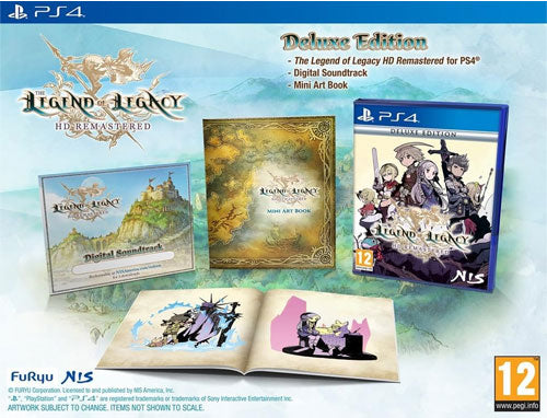 Legend of Legacy Remastered D.E. PS-4 UK multi Deluxe Edition