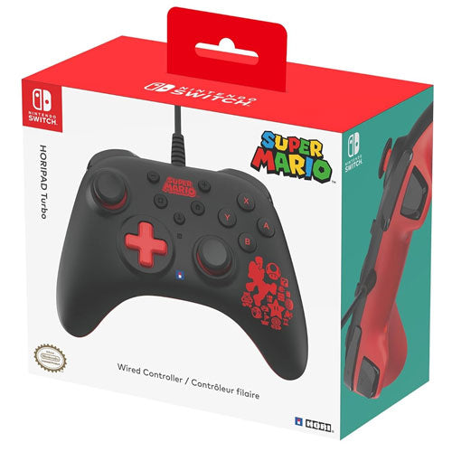 Switch Controller Turbo Horipad Super Mario wired
