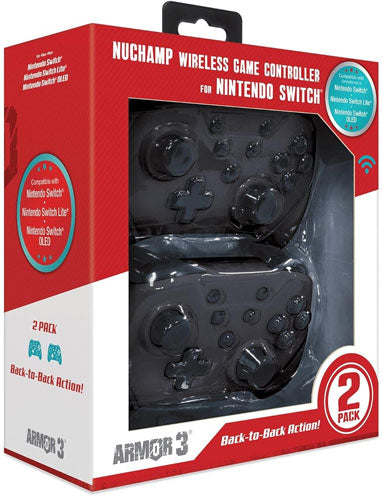 Switch Controller Doublepack wireless blac/black NuChamp