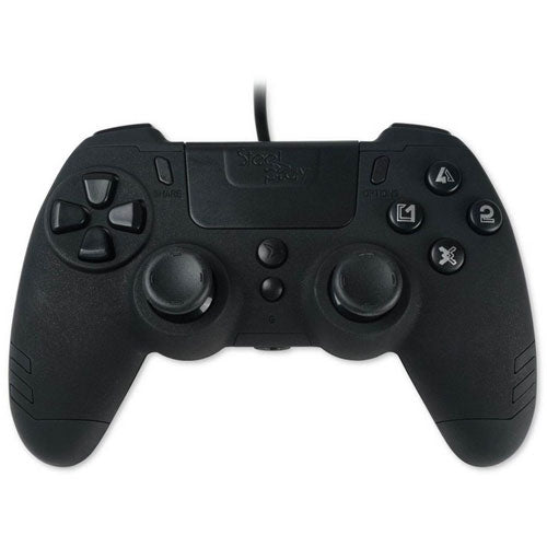 PS4 Controller Steelplay Slim Pack Wired black kompatibel mit PC und PS3