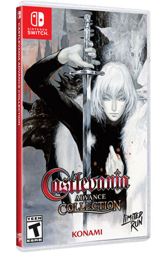 Castlevania Advance Coll. SWITCH US Aria Cover Limited Run Aria of Sorrow Cover