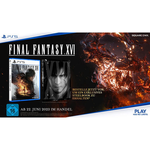 FF XVI PS-5 Steelbook Ed. Amazon edition
