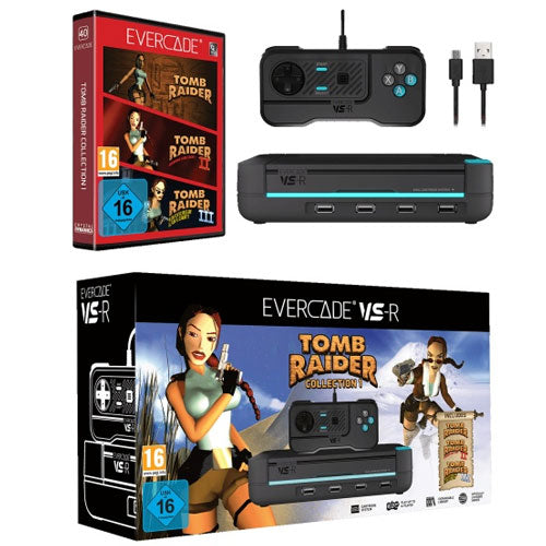 Evercade VS-R Konsole & Tomb Raider 1
