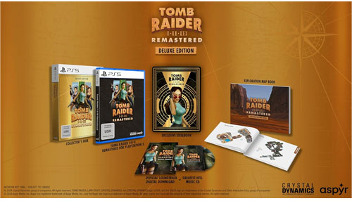 Tomb Raider 1-3 PS-5 Remastered Deluxe Edition