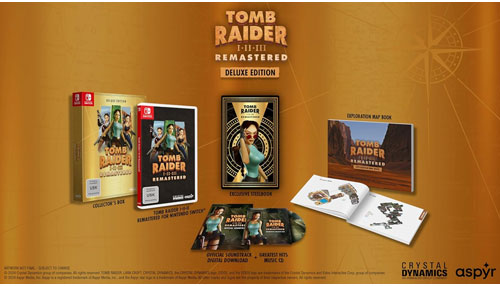 Tomb Raider 1-3 Switch Remastered Deluxe Editio