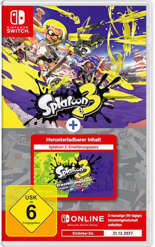 Splatoon 3 + Erweiterungspass-Set SWITCH inkl. Erweiterungspass + 3 Monate Nintendo Online