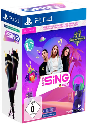 Lets Sing 2025 PS-4 + 2 Mics