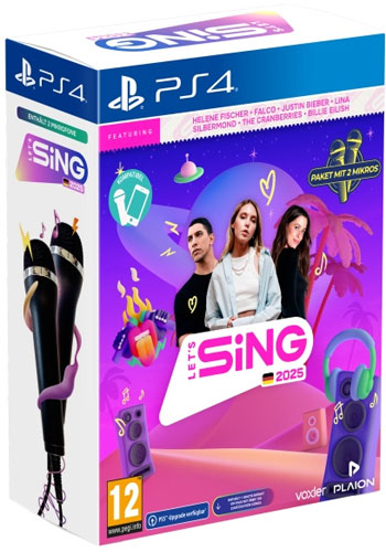 Lets Sing 2025 PS-4 AT + 2 Mics