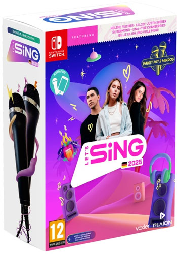 Lets Sing 2025 Switch AT + 2 Mics