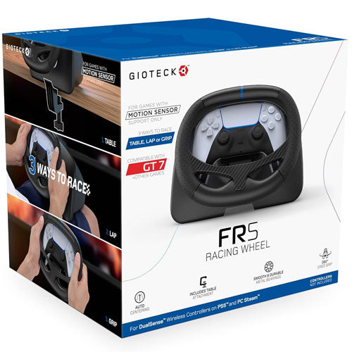 PS5 Lenkrad FR-5 Racing Wheel (Gioteck) (for DualSense Wireless Controller & PC Steam)