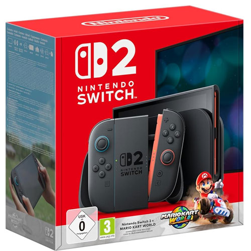 NSW2 Konsole Black Mario Kart Bundle Switch 2 256GB