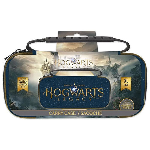 Switch Case Hogwarts Legacy logo blue XL for Switch and Switch Oled