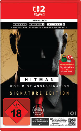 Hitman World of Assassination NSW2 SSK Software-Schlüssel-Karte Signature Edition