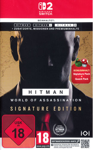 Hitman World of Assassination NSW2 SSK AT Software-Schlüssel-Karte Signature Edition